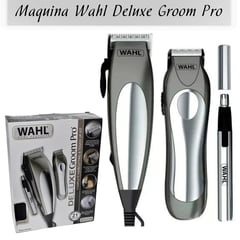 WALH - Maquina De Cortar Cabello Wahl Deluxe Groom 21 Piezas.