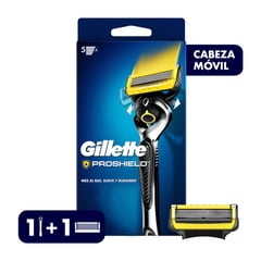 GILLETTE - Fusion5 proshield máquina recargable cartucho