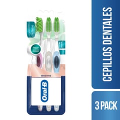 ORAL B - Oral b cepillo dental ultrafino encías detox 3 unidades