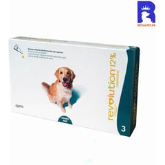 REVOLUTION - Antipulgas 12% 2ml 20 a 40 kg x3 pipetas