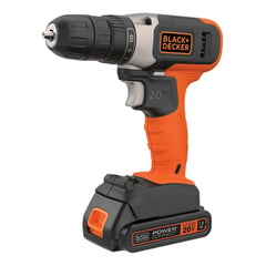 BLACK+DECKER - Taladro Atornillador 3/8" 20V 37Nm 600 Rpm Black + Decker BCD702C1-B2