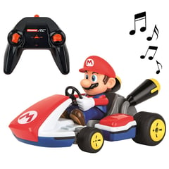 CARRERA GO - Mario Kart Carrera RC - Auto Mario Bros Gigante con Sonidos