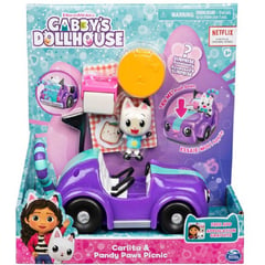 SPIN MASTER - Carro carlita y pandy paws set picnic casa de gabby