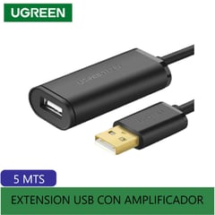 UGREEN - CABLE EXTENSION USB ACTIVO 5 MTS 10319