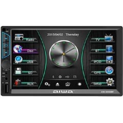 AIWA - AUTORADIO HD 7" 2 DIN MIRRORLINK BLUETOOTH 7 COLORES