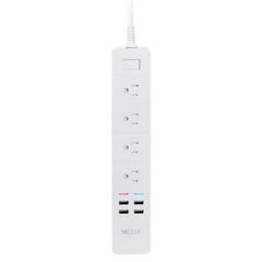 NEXXT SOLUTIONS - Regleta Inteligente con conectores USB Nexxt Blanco