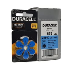 DURACELL - CAJA DE 60 PILAS PARA AUDIFONOS MEDICADOS 675