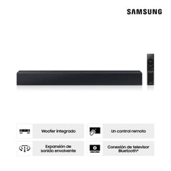 SAMSUNG - Samsung Soundbar 2.0 CH  HW-C400/PE 40 W Negro