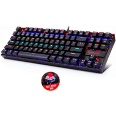 REDRAGON - Teclado mecanico kumara k552 rainbow español - negro