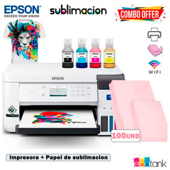 EPSON - Impresora surecolor f170 + 100 und papel de subliMACion premium