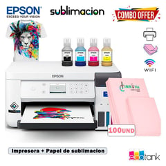 EPSON - Impresora surecolor f170 + 100 und papel de subliM A Cion premium