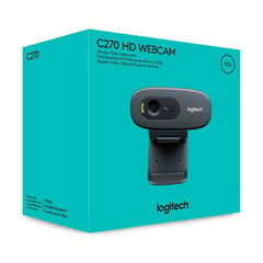 LOGITECH - Camara web c270 3mp 1280 x 720 pixeles usb 2.0 negro