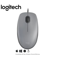 LOGITECH - Mouse M110 Silent Optico Usb Gris