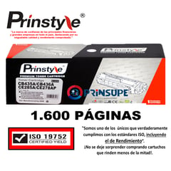 GENERICO - TONER 85A CE285A PRINSTYLE 1.600 PÁG.  -ISO 19752-