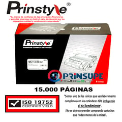 GENERICO - TONER PRINSTYLE MLT D203U P/SAMSUNG 15.000PÁG. ISO RENDIMIENTO 19752