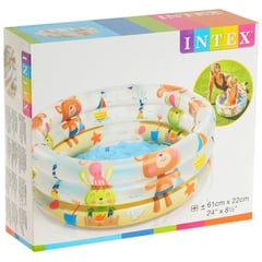 INTEX - - Piscina para bebé 3 anillos Ositos