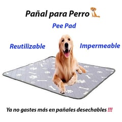 GENERICO - Pañal para Perro Reutilizable Peed Pads