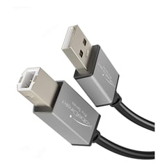 GENERICO - Kabedirekt Cable USB A - USB B 2.0 Serie Pro Space Grey 3mts