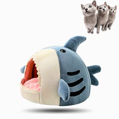 Cama Para Gatos Forma de Tiburón - Shark Bed™