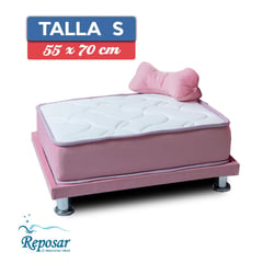 REPOSAR EL DESCANSO IDEAL - Cama para Perro PREMIUM combo dúo talla S