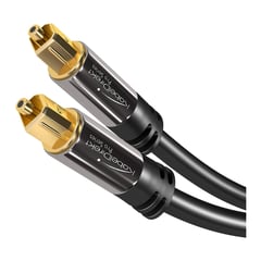 GENERICO - Kabeldirekt Cable de audio optico digital Toslink 3mts