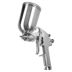 TRUPER - Pistola para pintar gravedad LVMP vaso aluminio boquilla 2.0 mm
