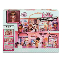 LOL SURPRISE - Mini Shops - Playset 3 En 1 + Muñeca LOL