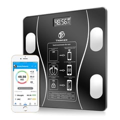 BUYPAL - Balanza Digital Bluetooth 180kg Control de Peso Inteligente