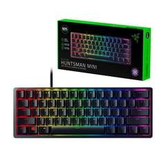 RAZER - Teclado Huntsman Mini 60 Mecánico RGB Clicky NEGRO - ESPAÑOL