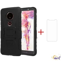 GENERICO - Case Carcasa Motorola E5 Plus Mica Fibra de Vidrio