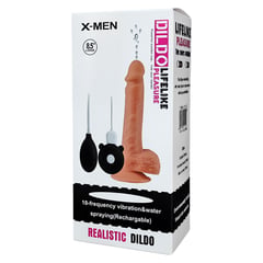 BUYPAL - Vibrador Control Remoto Rociador Agua Flexible Realista