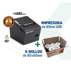 BIENEX - Impresora ticketera termica 80mm USB