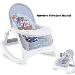 BEBE - Silla Mecedora para Melodias y Vibracion Elefantito