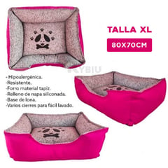 RYBIU IMPORT - Colchoneta Premium Pet de Color Fucsia Talla XL