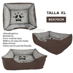 RYBIU IMPORT - Colchoneta Premium Pet de Color Marron Talla XL