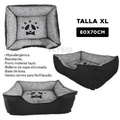 RYBIU IMPORT - Colchoneta Premium Pet de Color Negro Talla XL