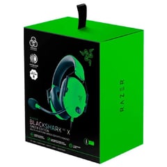 RAZER - Audifonos Gamer Blackshark V2 X 7.1 Multi-platform Green