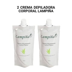 GENERICO - 2 Crema Depiladora Corporal Lampiña