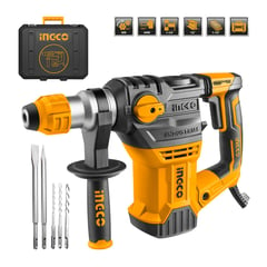 INGCO TOOLS - TALADRO ROTOMARTILLO 1500W SDS PLUS 55J INGCO - RH150028