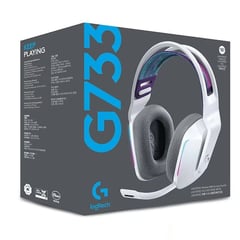 LOGITECH - Audifonos c/ Microfono Logitech Gamer G733 RGB 7.1 Blue Voice Blanco