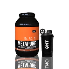 QNT - Proteína Whey Isolatada Metapure 4.4 Lb Chocolate + Shaker Gratis