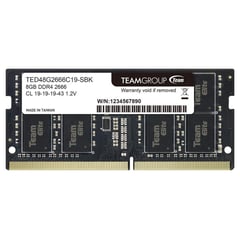 TEAMGROUP - Memoria RAM DDR4 de 8GB SODIMM 2666MHz para Laptop
