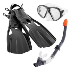 INTEX - - Snorkel set de buceo con aleta