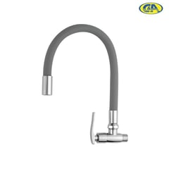 C&A - Llave Caño para Pared Flexible Gris CA