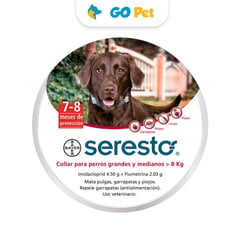 SERESTO - ANTIPULGAS COLLAR PERROS GRANDES > 8 KG