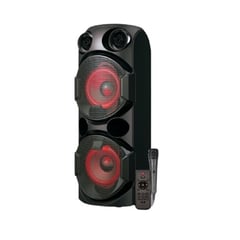 MAXTRON - Parlante Zenith MX 308W Tower Luces LED BT USB FM Micrófono