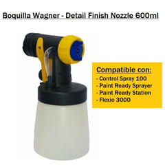 WAGNER - Boquilla para Pistola de Pintar - DETAIL FINISH NOZZLE 600 ML