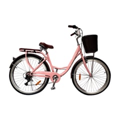 FRAUENFELDER - Bicicleta Vintage Rosado Aro 24