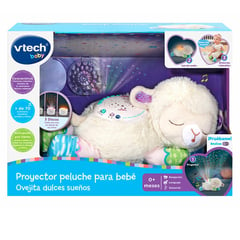 VTECH - PROYECTOR PELUCHE PARA BEBE - OVEJITA DULCES SUENOS