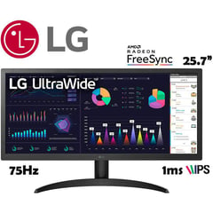 LG - Monitor 26WQ500-B ultrawide 257 Full HD IPS 75hz HDMI